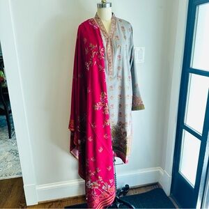 2Pc Alkaram Studio Linen Shirt Dubatta NWT